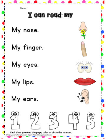 Sight Word to Read - my